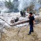 Wakil Bupati Maluku Tengah tinjau lokasi rumah yang terbakar akibat Konflik - Desa Masihulan, Seram Utara