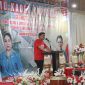 Walikota Ambon Bodewin Wattimena memberikan sambutan pada acara Temu Kader Posyandu se-Kota Ambon (Foto:SS)