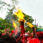 Api Obor Pattimura yang dinyalakan di Gunung Saniri, Tuhaha Saparua (Foto: SS)