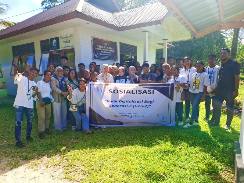 Klaster Sawatu bersama Gen-Z lintas Agama dalam kegiatan sosialisasi (Foto: Dok. Klaster Sawatu)