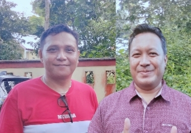 Richard Waas (Ketua Saniri Negeri) & Alfian Lewenussa (Kabag Pemerintahan Kota Ambon)