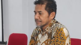 Dr. La Mansur, S.Pd., M.Pd., selaku Kepala Balai Guru dan Tenaga Kependidikan (BGTK) Provinsi Maluku. Foto: Sakamena/WP