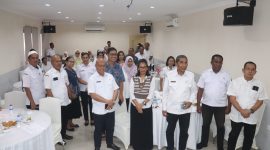 Foto Bersama sejumlah OPD dalam kegiatan Gerakan Aksi Daerah Percepatan Penganekaragaman Pangan Maluku, Lantai 5, Hotel Manise, Rabu 4 Juni 2025. Foto: Sakamena/WP
