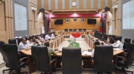Rapat Dengar pendapat Komisi III DPRD Kota Ambon bersama Organda (Foto: Sakamena/WP)