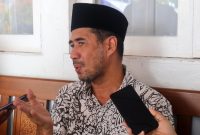 Raja Hitu Lama, Salhana Pelu, memberikan keterangan pers kepada Media di sela-sela Perayaan Idul Adha 2025, Pandopo Hitu Lama 7 Juni 2025, (Foto: Sakamena/WP)
