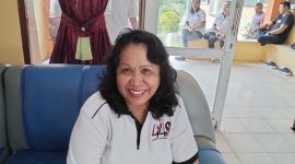 Kepala SMP Negeri 15 Ambon, Rachel Dadiara, S.P