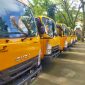 Pengadaan Unit Armada pengangkut sampah baru oleh DLHP Kota Ambon, sementara terparkir di halaman kantor DPRD Kota Ambon (Foto:WP/Sakamena)
