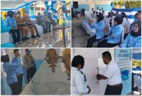Prosesi serah terima kunci Dapur SPPG Saparua menandai dimulainya Program Makan Bergizi Gratis untuk anak-anak sekolah, Senin 17/11/2025 (Foto:EZF/Sakamena)